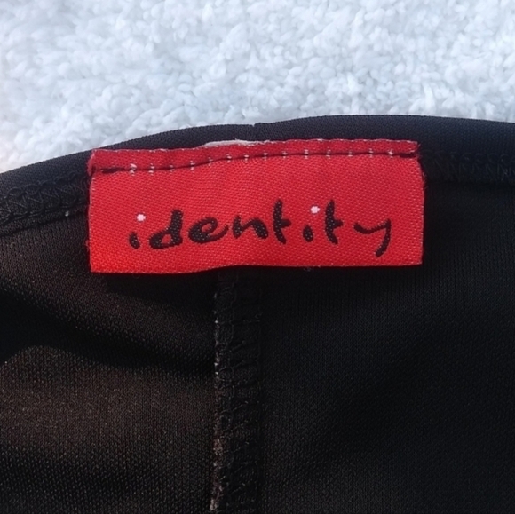 Identity - Black Spaghetti Straps Midi Dress - Picture 11 of 12